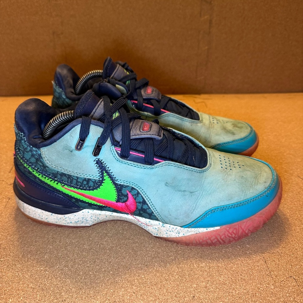 Nike LeBron NXXT Gen Ghost Green Pink Foam Basketball Shoes‎ FJ1566-300 Mens 9